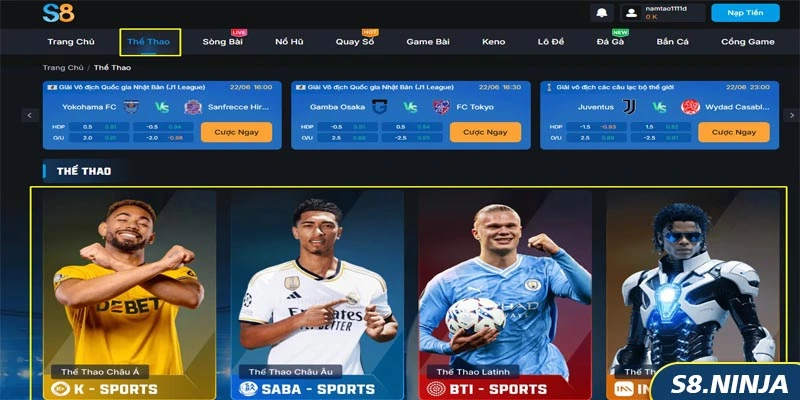 Thể thao S8 - Xu hướng mới trong làng thể thao toàn cầu